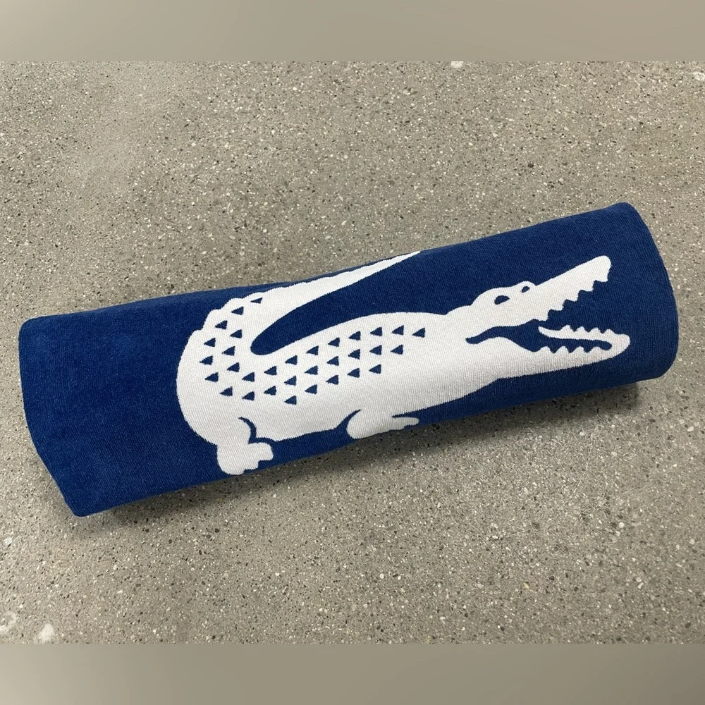 Like New Lacoste Beach Towel